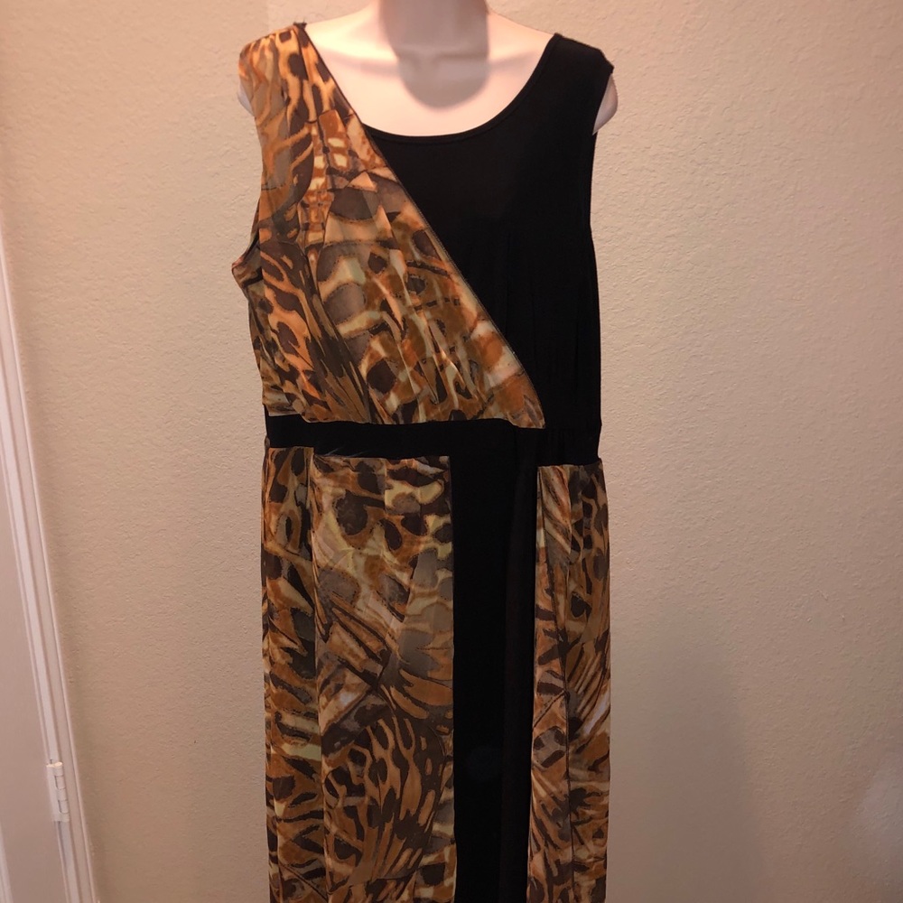 ANTTHONY - NWT, Jungle Print, Asymmetrical Dress
